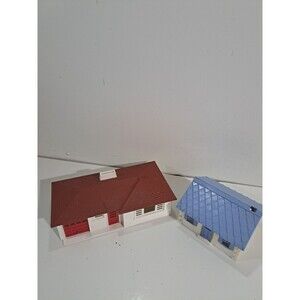 Plasticville O Gauge Model Railroad Scenery Single Story Home & Cottage